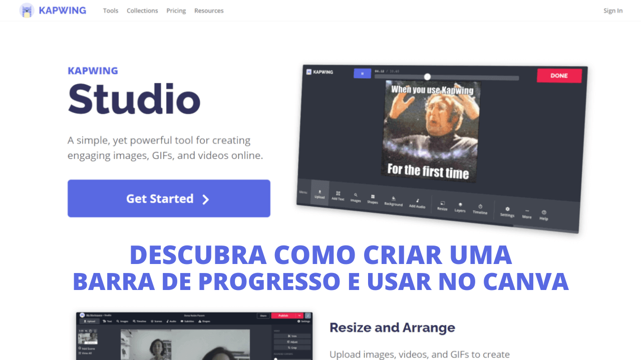 Como tirar fundo de vídeo e criar gifs no Canva 