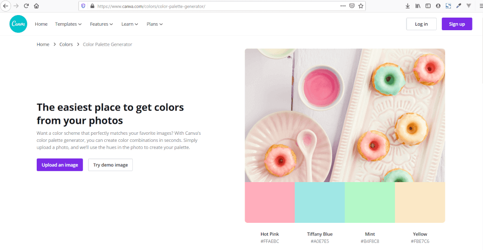 aprenda a criar paleta de cores no canva gratis - ferramenta combinacao de cores canva