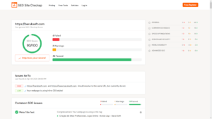 Como testar o SEO de um site baruk soft capa
