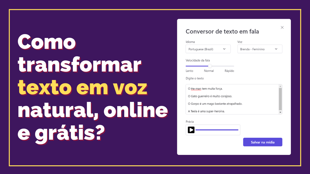 Como transformar texto em voz natural, online e grátis? - Baruk Soft