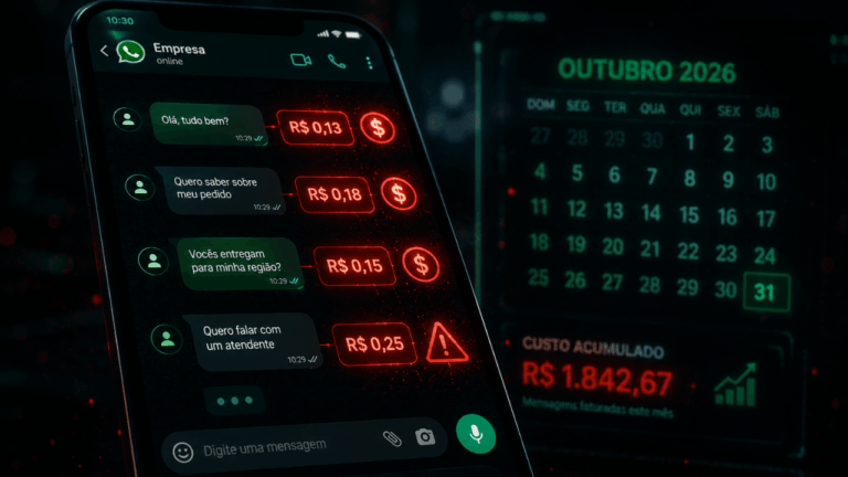 O WhatsApp Grátis Acabou: Por que 1º de Outubro de 2026 vai redesenhar a sua empresa